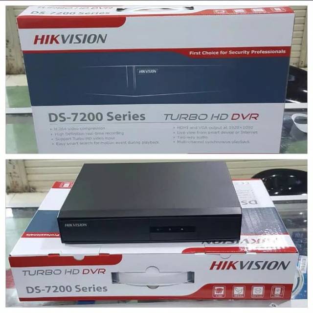 DVR HIKVISION 8CH SUPPORT 2MP TURBO HD original garansi 2 tahun hikvision