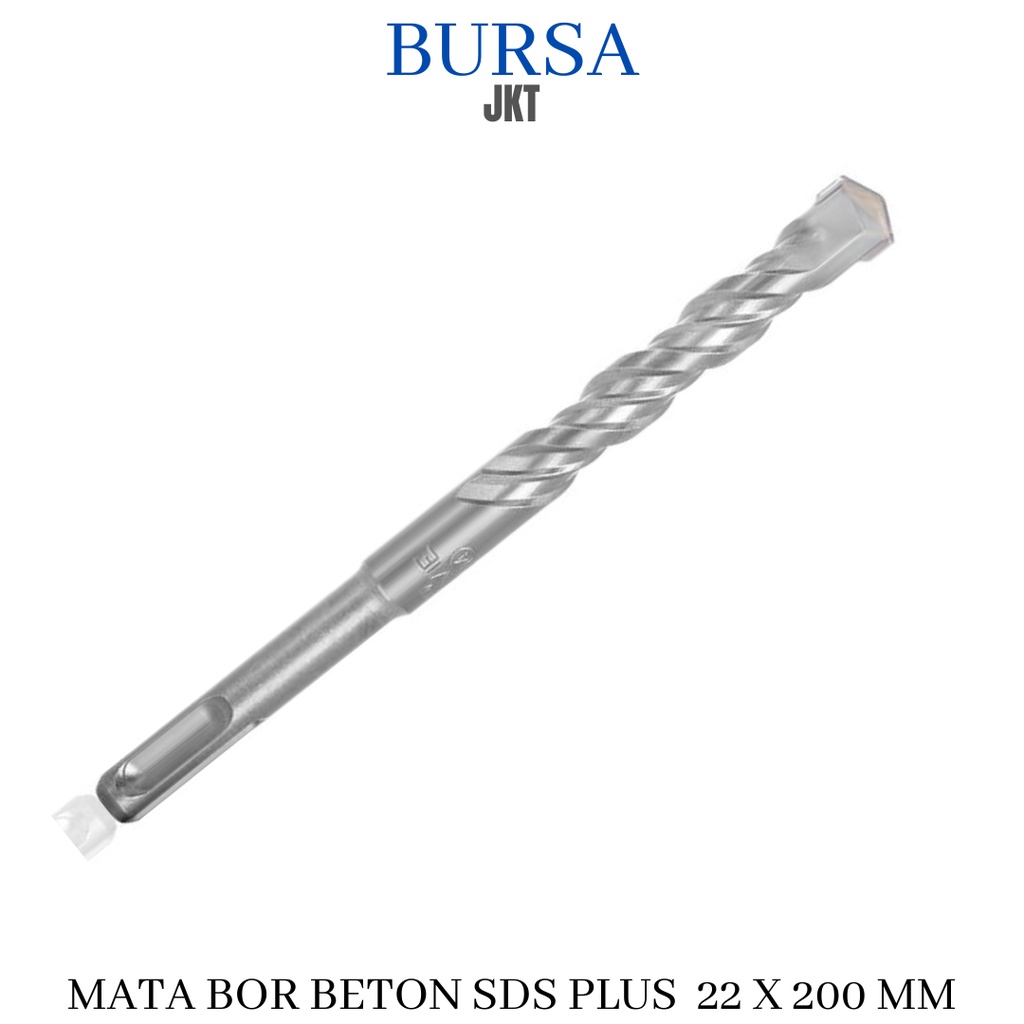 MATA BOR BOBOK PAHAT TEMBOK BETON SDS PLUS ROUND 22 MM X 200 MM