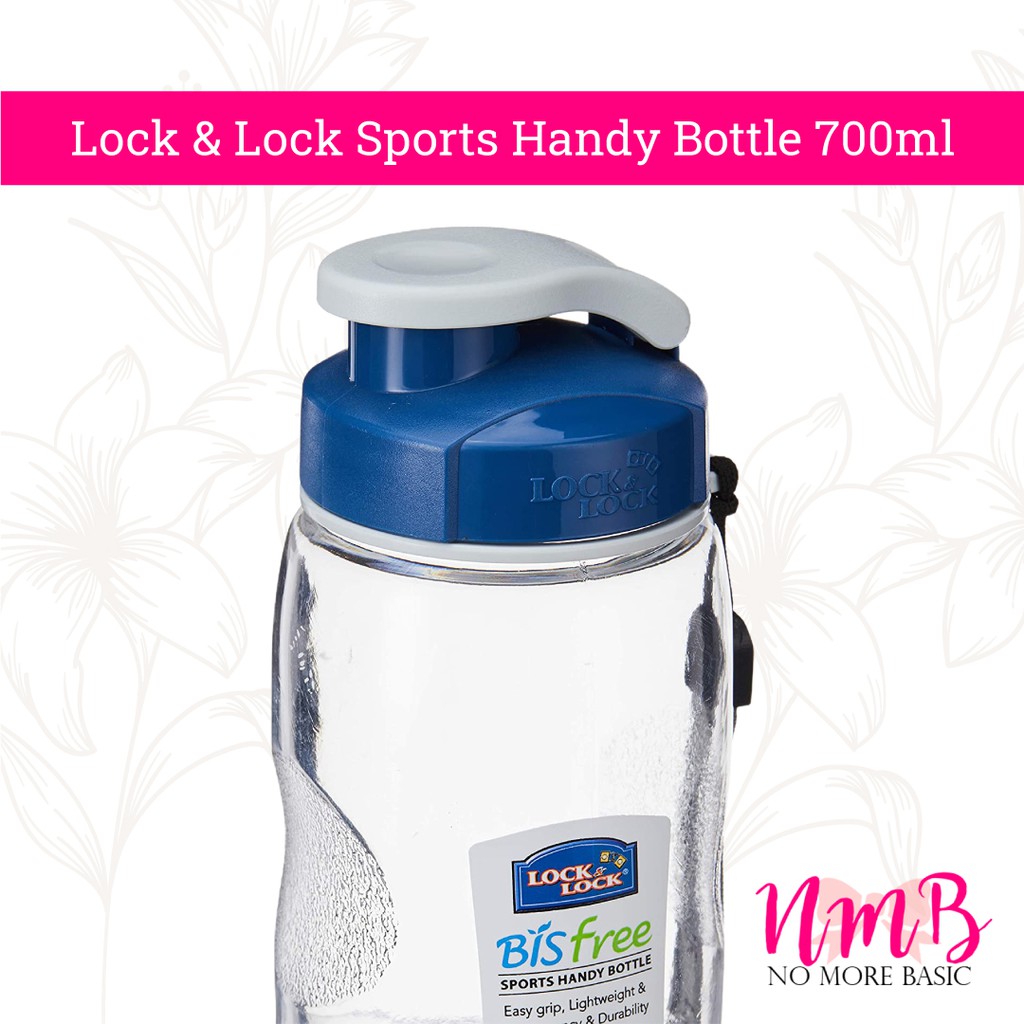 Lock &amp; Lock Sports Handy Bottle 700ml / 500ml - Blue - Botol Minum