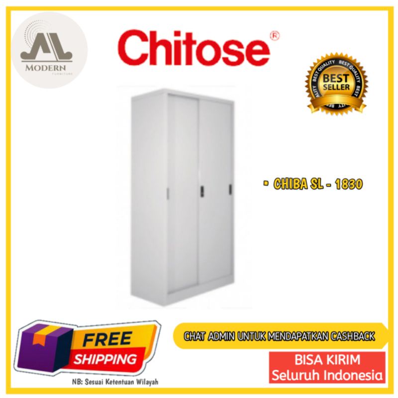 TERMURAH Lemari arsip / Lemari pakaian / Lemari serbaguna / kabinet terbaru Chitose Tipe CHIBA SL 18