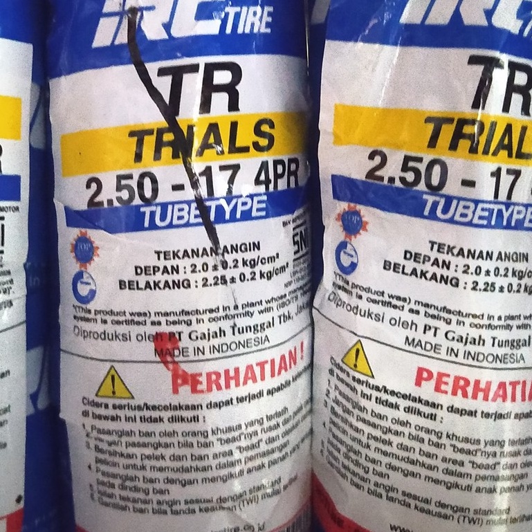 Ban IRC Ring 17 TR tubetype Trail Ring 17