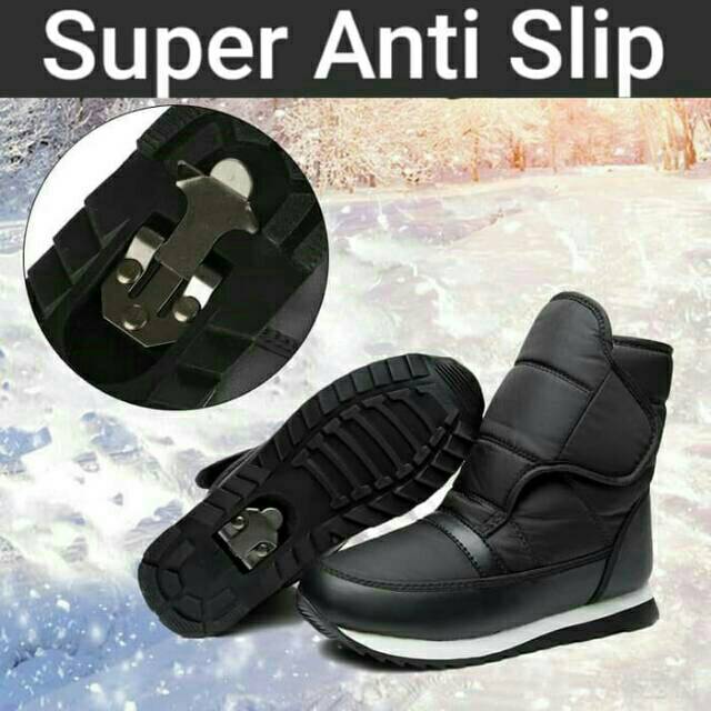 SEPATU BOOTS MUSIM DINGIN ANTI SLIP - WINTER SNOW BOOTS UNISEX