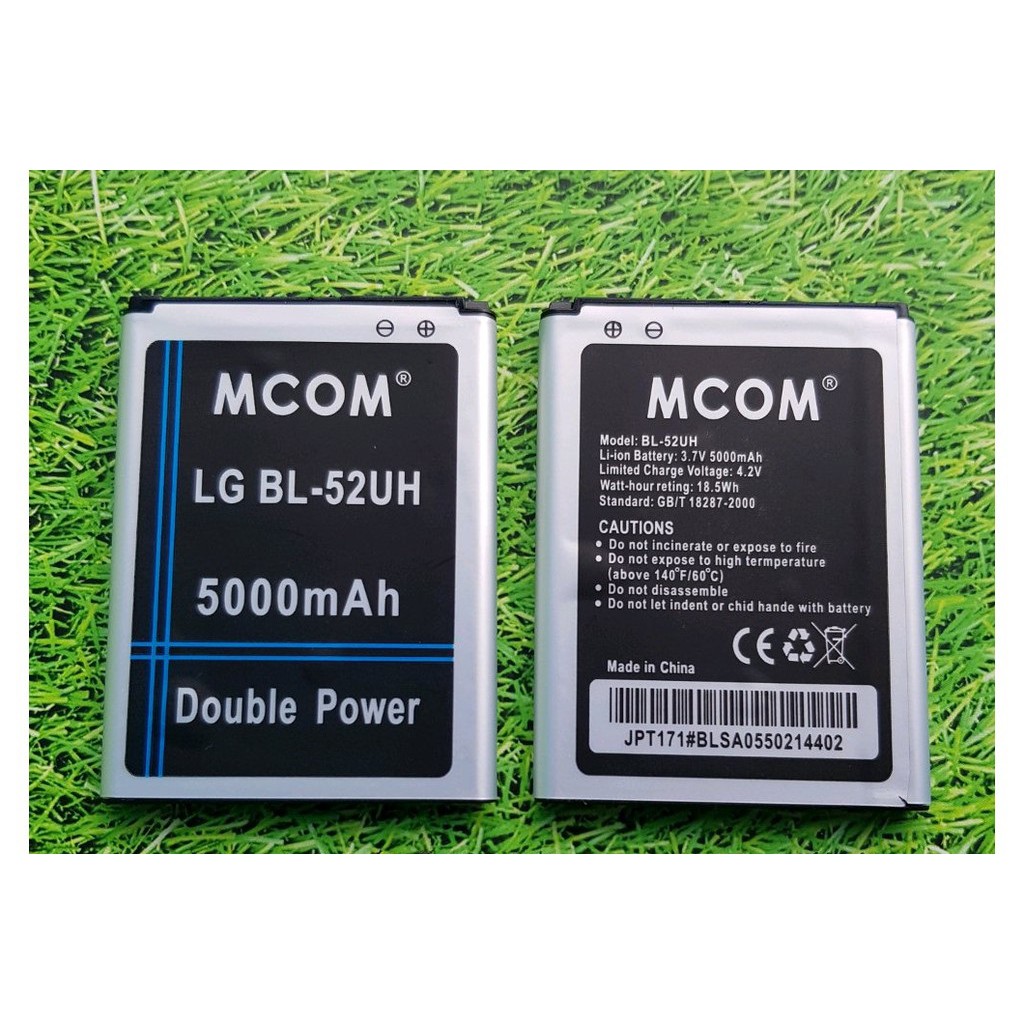 Battery Batre Baterai Double Power Mcom LG BL52UH BL-52UH L70 DUAL D320N D285 D325 L65 L7ii