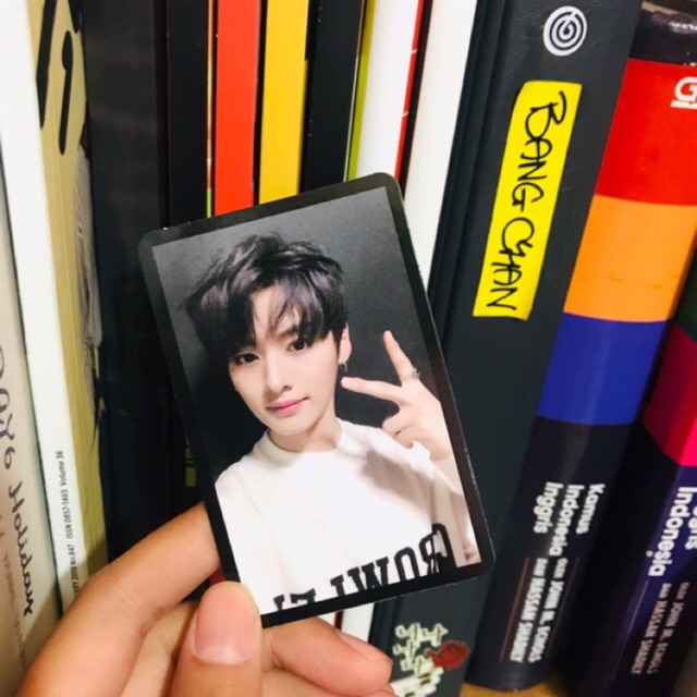 Photocard Lee Know Black Border From Yellow Wood