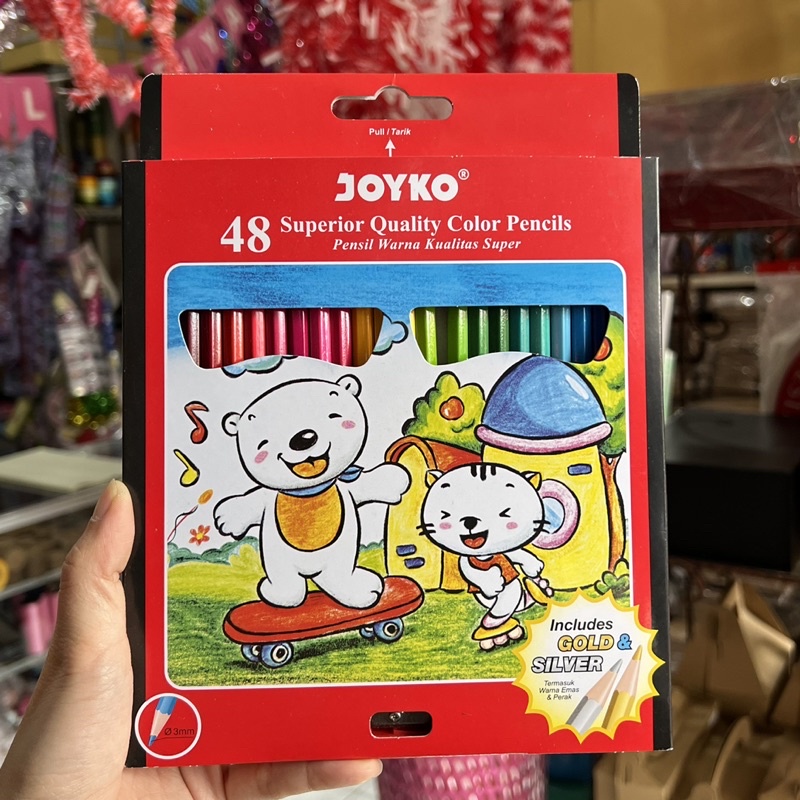 

Color Pencils / Pensil Warna Joyko 48 Warna
