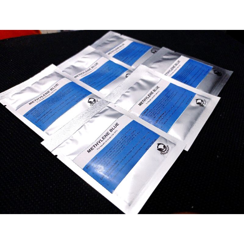 OBAT IKAN ANTI JAMUR BAKTERI METHYLENE BLUE BUBUK 5gr