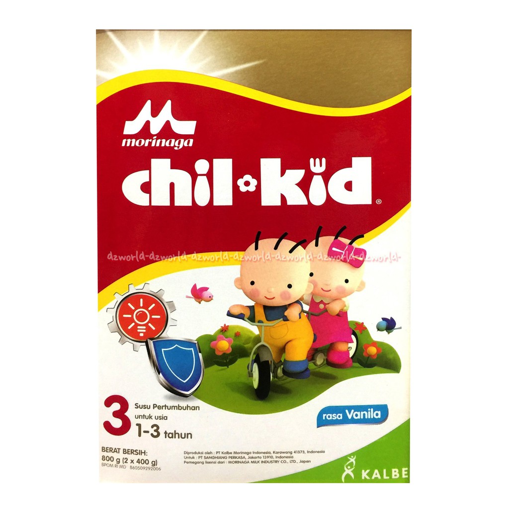 Morinaga 800gr Chil Kids 3 Vanila Madu Chilkid Chil-kid Vanilla Honey Susu Bubuk 1-3tahun 800 gram