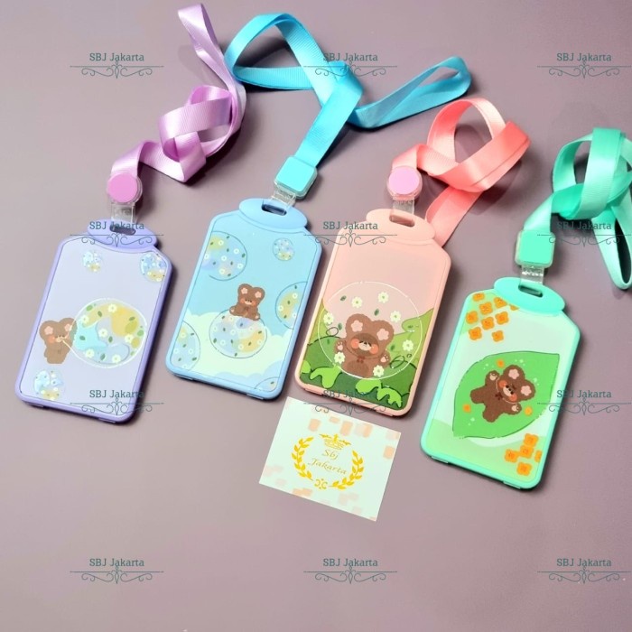 

Sale!!! Name Tag / Tempat Kartu / Id Card Holder Seri Kuma And Furutsu Hemat