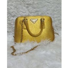 Prada Milano Gold bag
