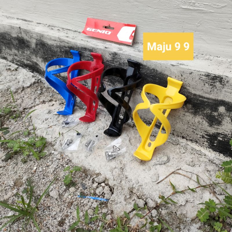 Tempat Botol Genio / Bottle Cage Sepeda Lipat Mtb Federal / Dudukan Botol di Sepeda