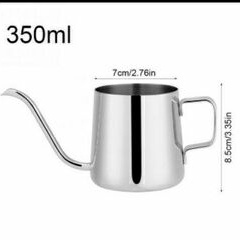 Cups Teko Pitcher Kopi Teh Teapot Drip Kettle Cup Stainless Steel 350 ML - AA0049