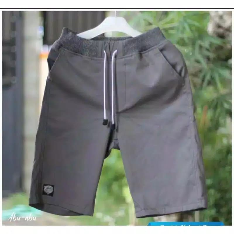 Celana Pendek Pria Cowok Dewasa Chino Rip Karet Pinggang Kolor Chinos Katun Terlaris-6