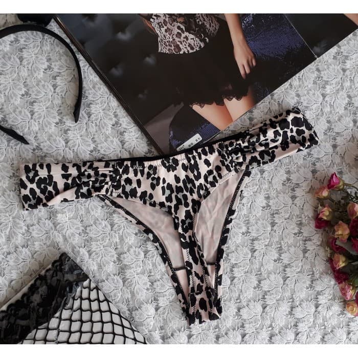 ready celana dalam gstring thong cd g string leopard loreng wanita g017
