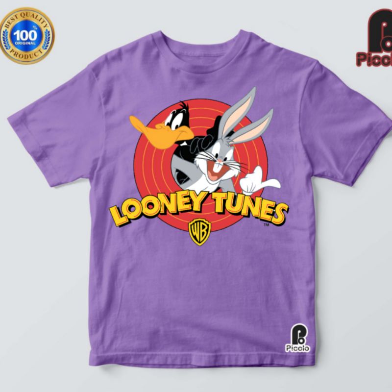 kaos anak looney tunes wb unisex bahan premium