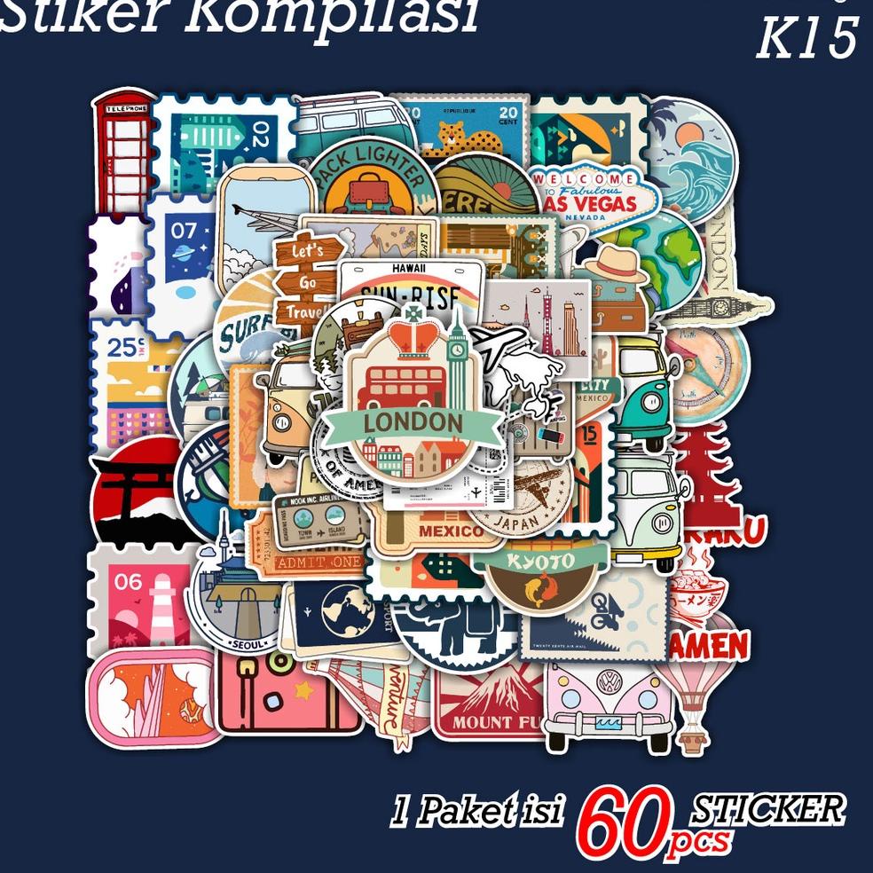 

Cuci Gudang | DnF [ MAC ] 60 PCS STICKER KARTUN TEMA PERJALANAN TRAVELLING TRAVEL LUCU AESTHETIC ANTI AIR UNTUK LAPTOP CASE TUMBLER KOPER HP - K15 |Banyak@peminat