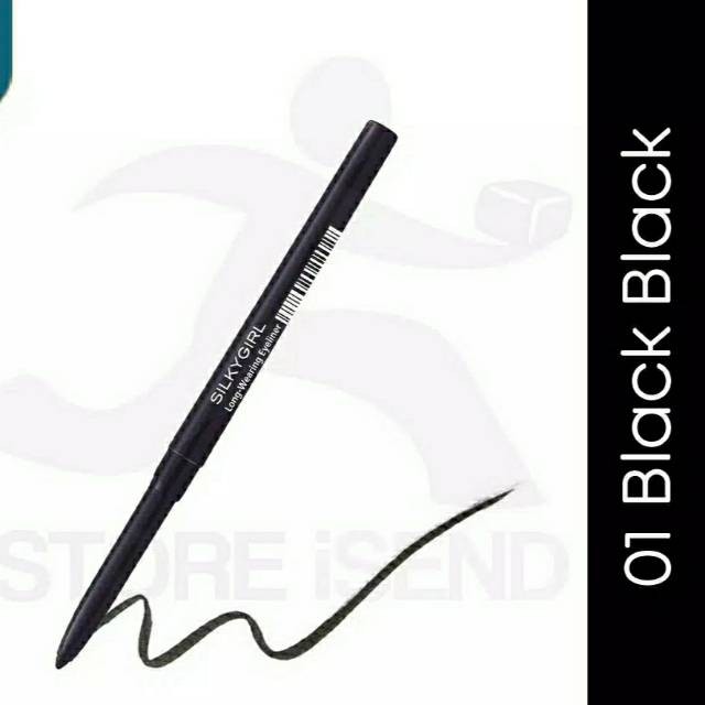 SILKYGIRL Long Wearing Eyeliner 01 Black