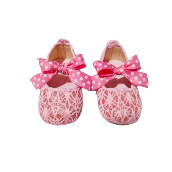 SEPATU PREWALKER BABY BAYI BROKAT ANAK PEREMPUAN 0-12 BULAN