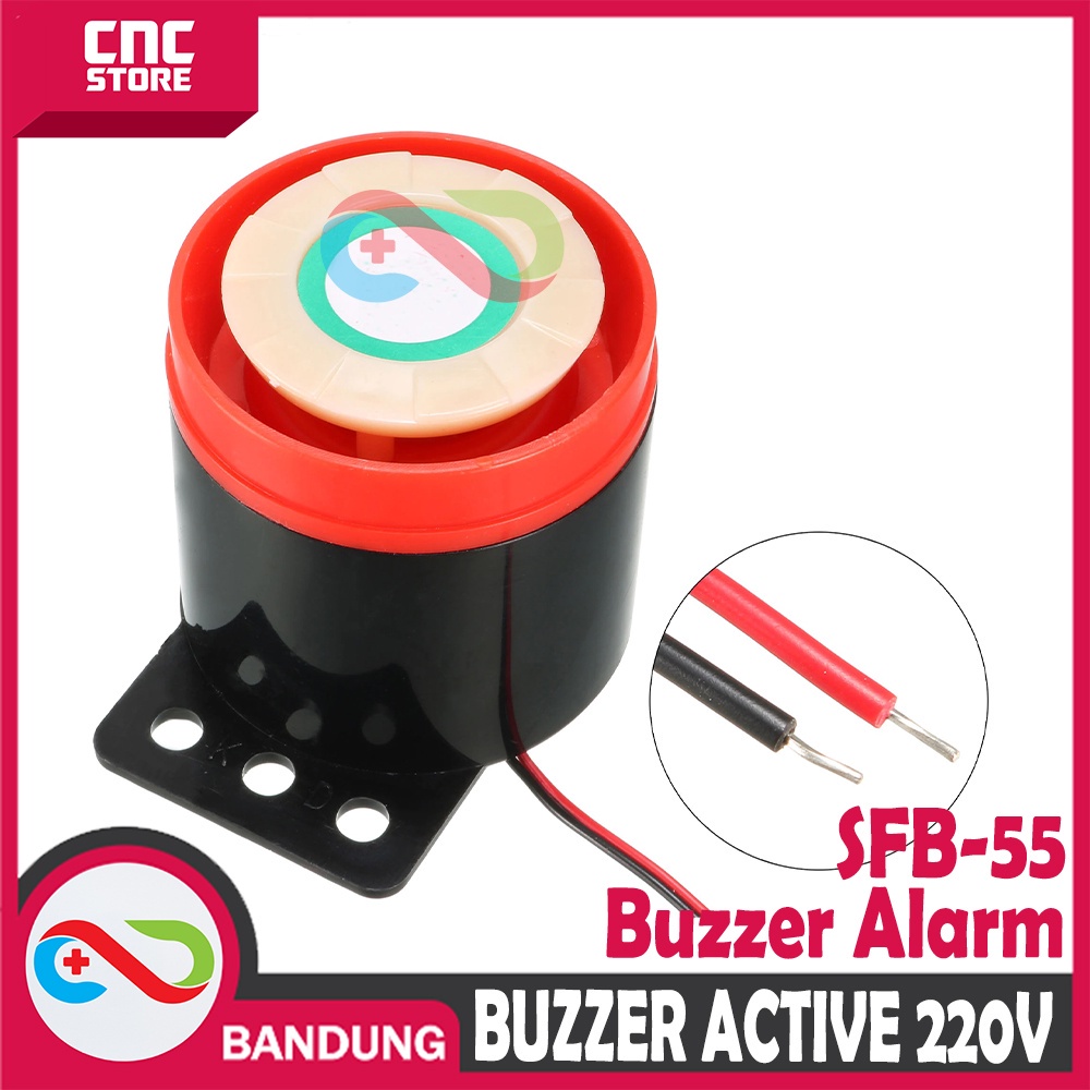 SFB-55 ALARM BUZZER ACTIVE 220V HIGH DECIBEL FOR INDUSTRI