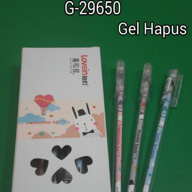 

Erasable pen / Pulpen lucu bisa di hapus /1 box 12 pcs