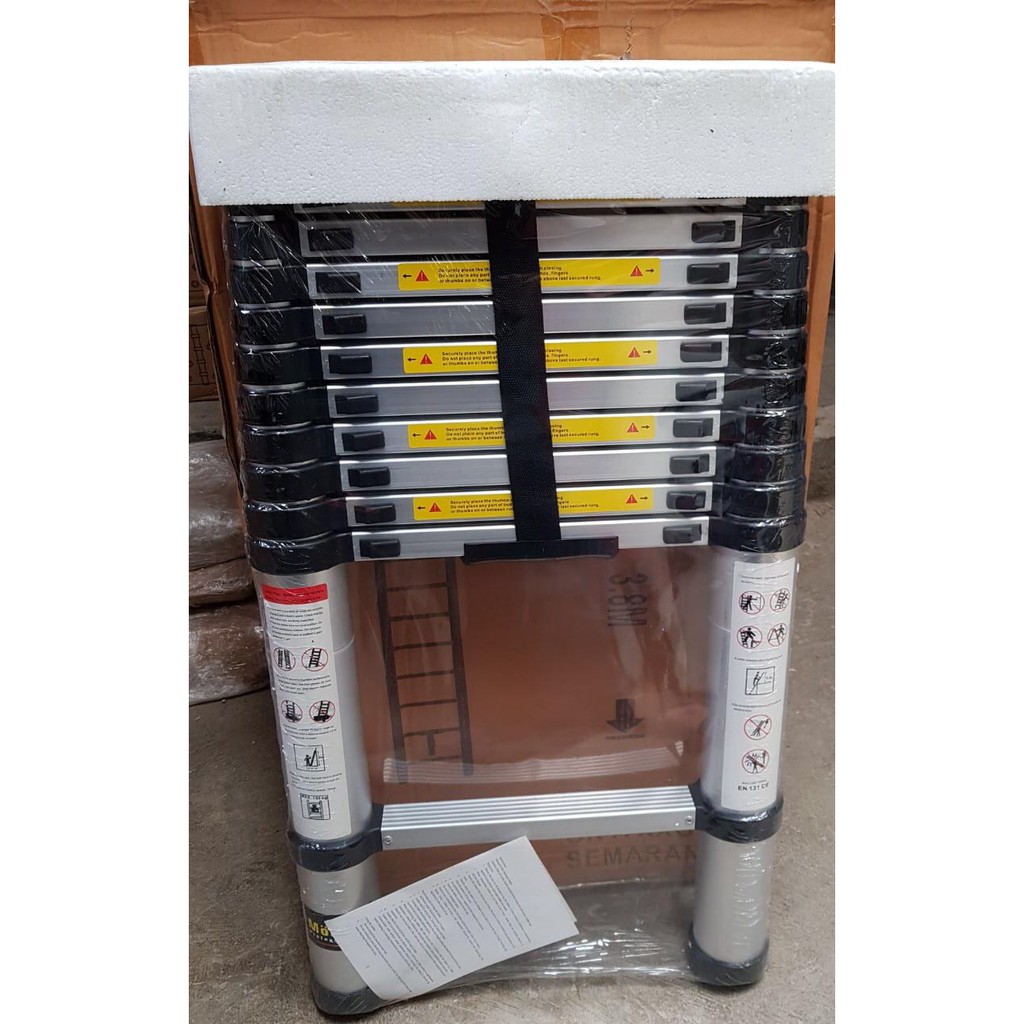 Tangga Teleskopik 3,8 m Telescopic Extension Ladder MOLAR