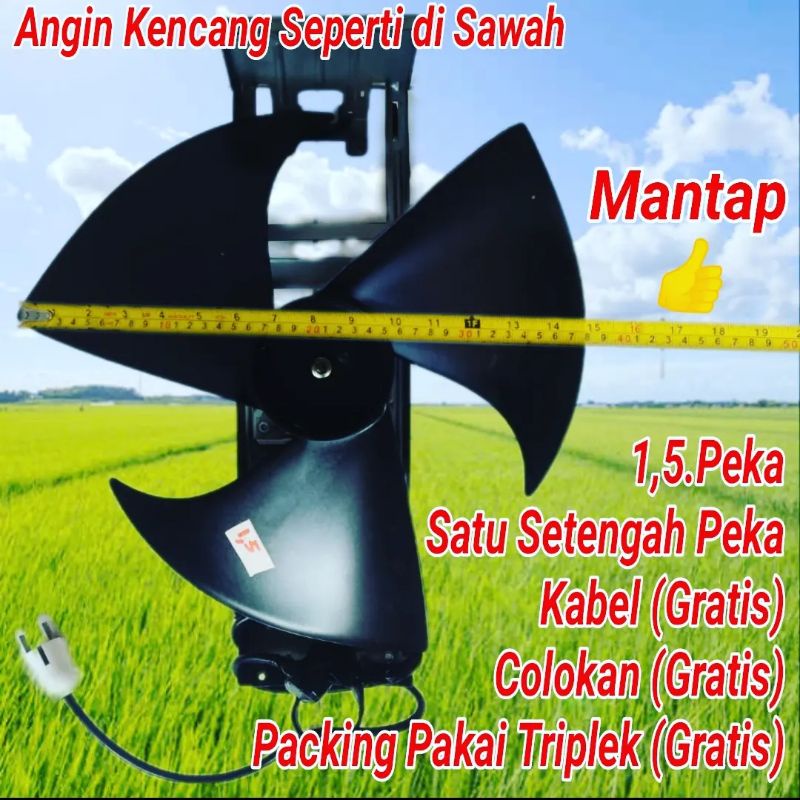 Kipas Angin Blower AC, 1,5.Peka, Satu Setengah Peka Angin kencang kipas dinding