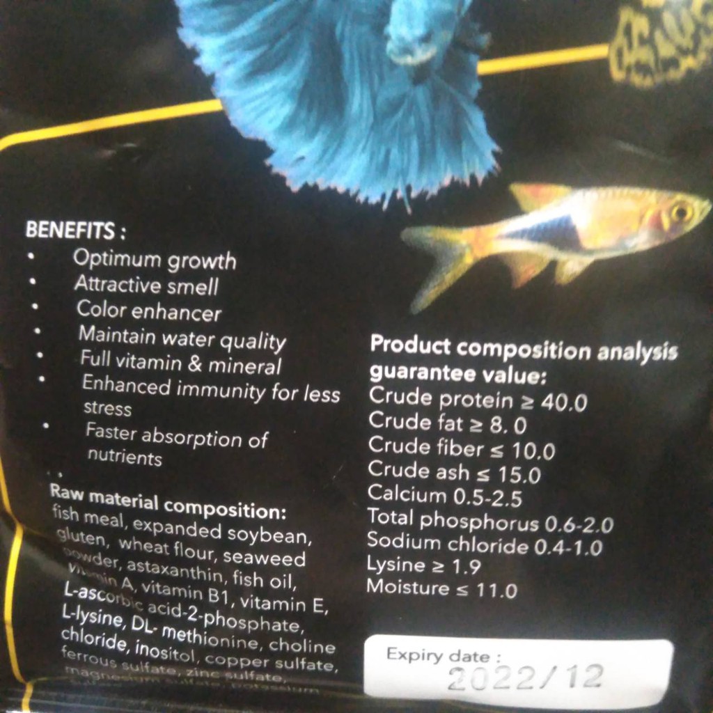 ATLANTIK FISH FOOD 200-400 MICRON 25 GR