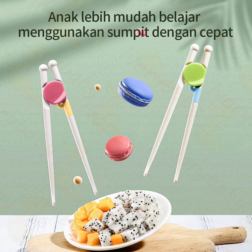 Ivorybaby Sumpit training untuk bayi sumpit anak belajar makan chiosticks