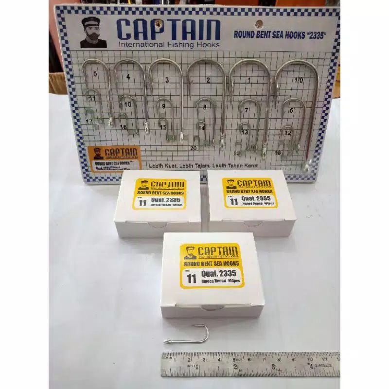 Pancing Captain 2335 Nomor 11 Matapancing (kail pancing rawai)