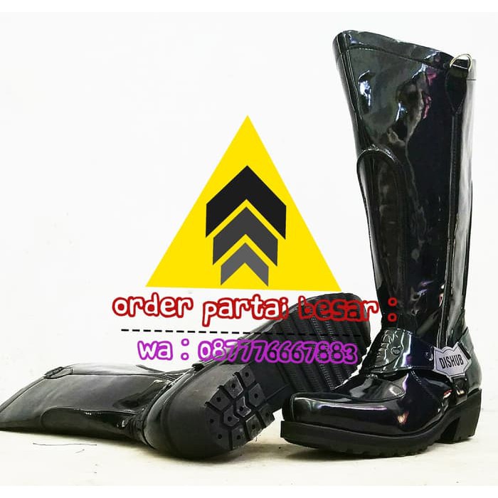 Sepatu PDL Tunggang DISHUB LLAJ Mengkilap Type DSK