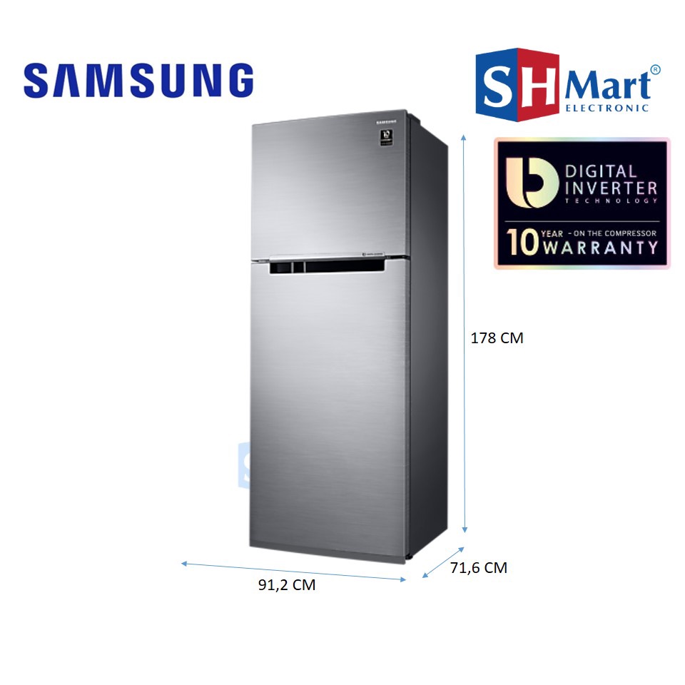 SAMSUNG KULKAS 2 PINTU RT38K503JS8 / RT38K ALL AROUND COOLING 397L (MEDAN)