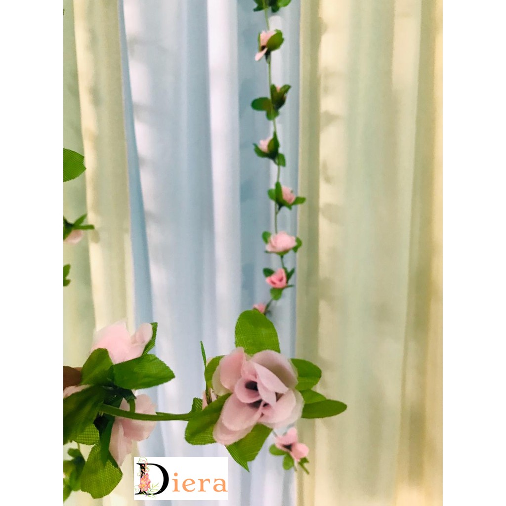 Bunga mawar rambat kecil / bunga rambat / bunga artificial-1