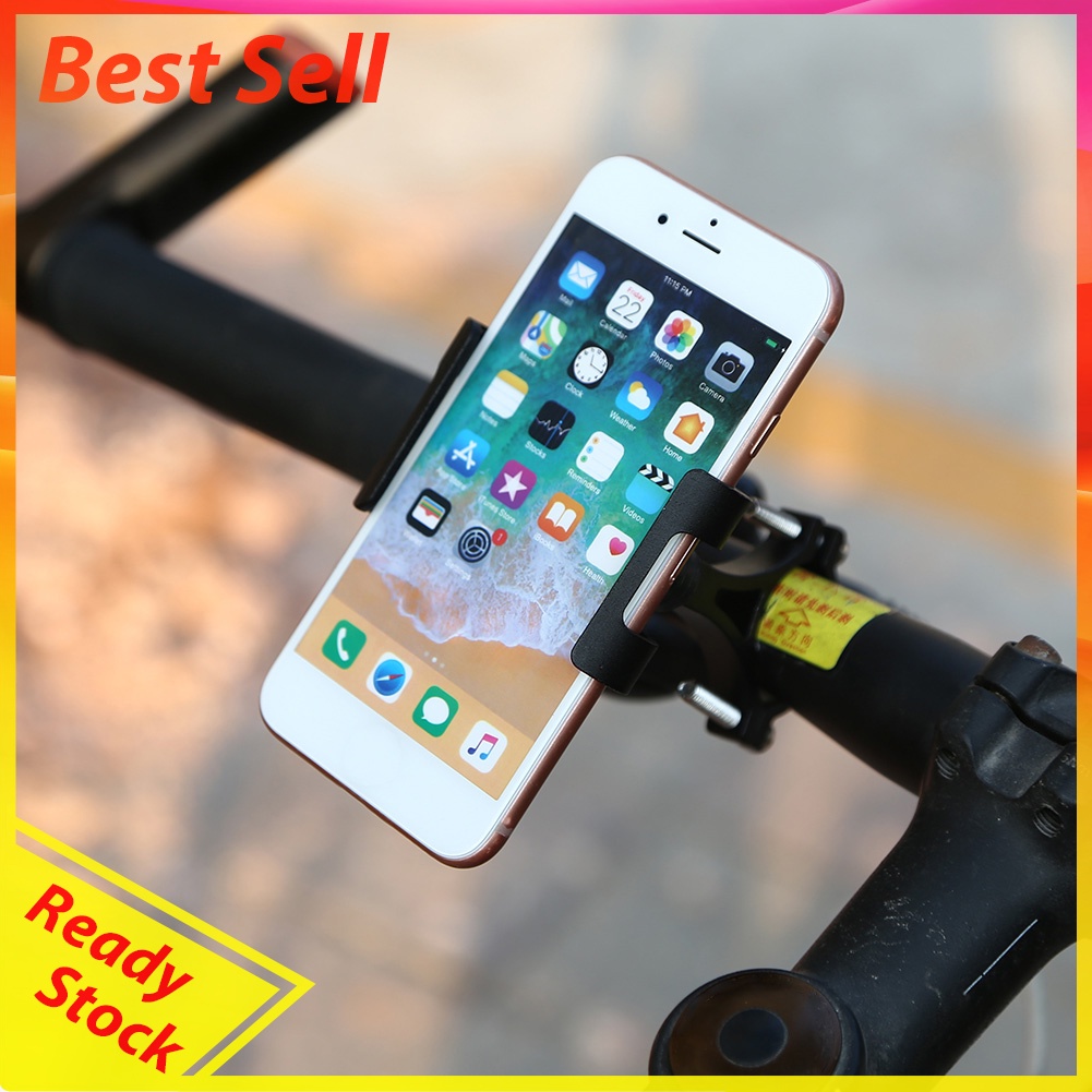 Bicycle Cell Phone Holder Motorcycle Handlebar Clip Stand GPS Mount Bracket