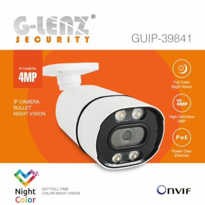 Ip Camera G-Lenz Guip 39931-Ip Poe 2Mp Outdoor Onvif Colorvu + Audio Diskon R34A