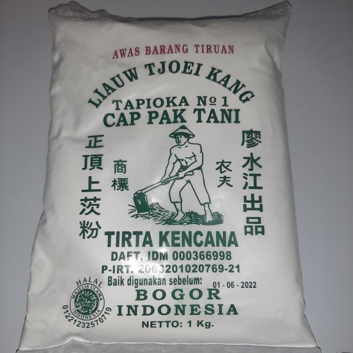 

cs777vv Tepung Tapioka Tani Liaw Tjoe Kang Original (Tepung Kualitas No 1) Da01D100