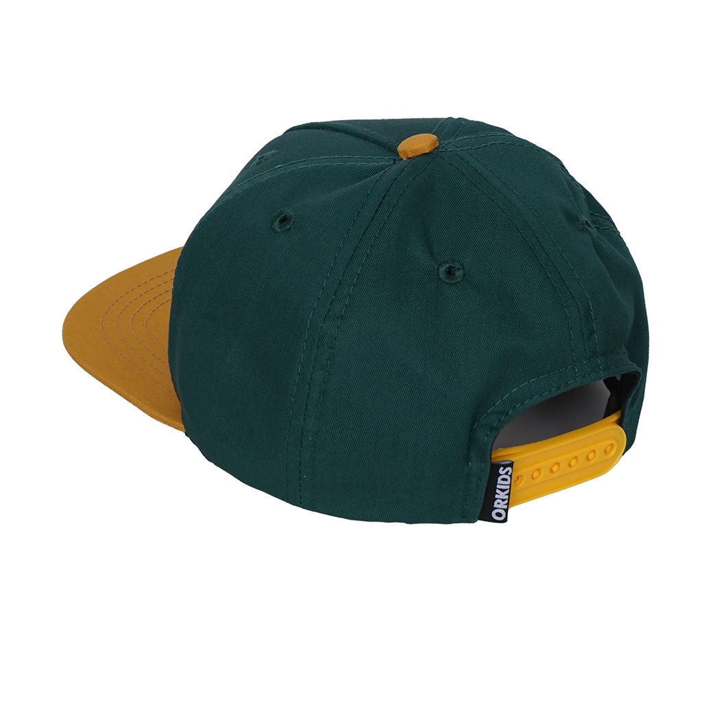 ORK689 Topi Anak Laki laki Topi Anak Anak Snapback Baseball Olet Green-4