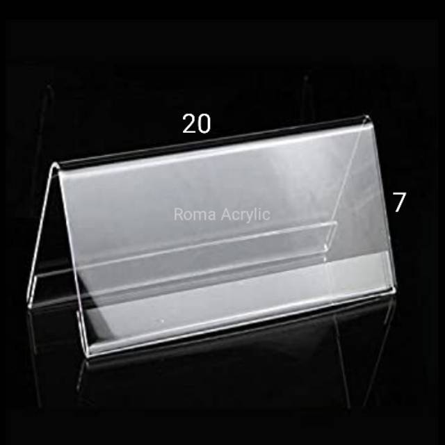 Name desk Acrylic - akrilik papan nama meja