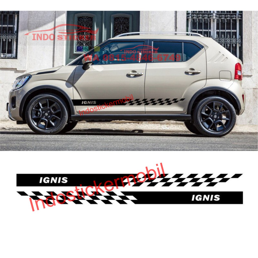 Sticker stiker mobil suzuki ignis stiker mobil ignis terlaris