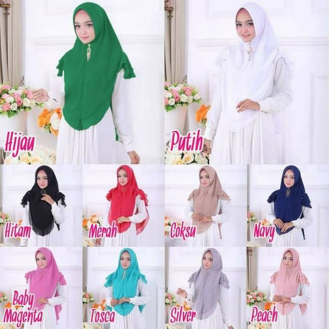 Hijab Khimar Hanum Swarovski