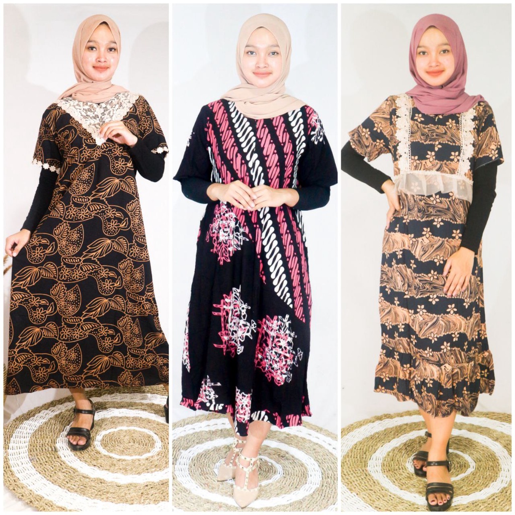 [BISA COD] DASTER KEKINIAN MURAH ADEM RAYON PREMIUM ARAB JUMBO BUSUI DRESS ANDIN SULTAN BALI PENDEK 