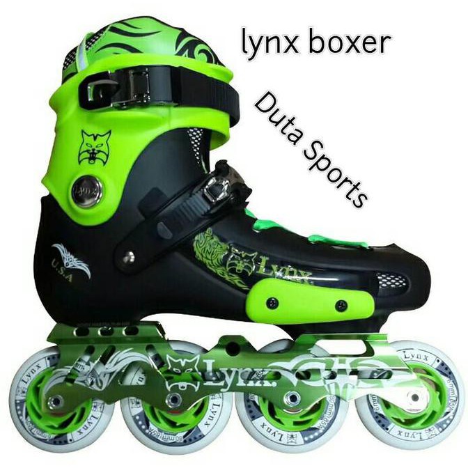 Sepatu Roda Lynx Boxer ( Neon Green )