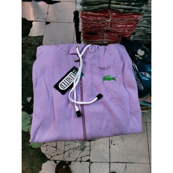 jaket jemper resleting crocodil pria, wanita size L,XL,XXL