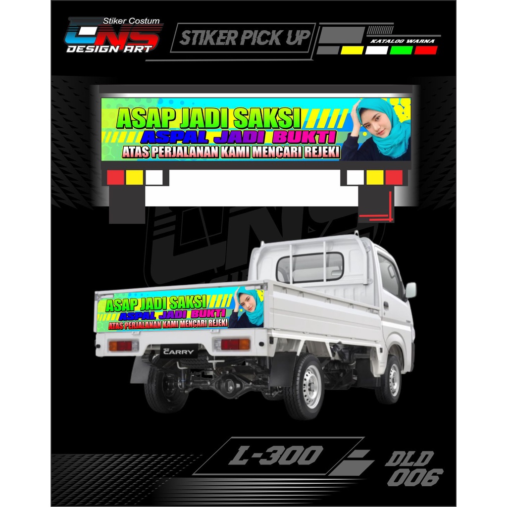 stiker pintu belakang carry new stiker variasi mobil pick up stiker mobil stiker pintu belakang all 