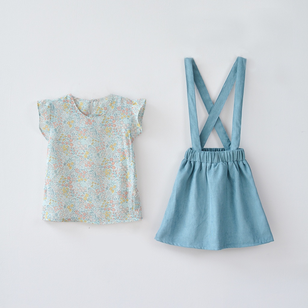 setelan anak perempuan/one set anak perempuan/one set blossom/1-3 tahun