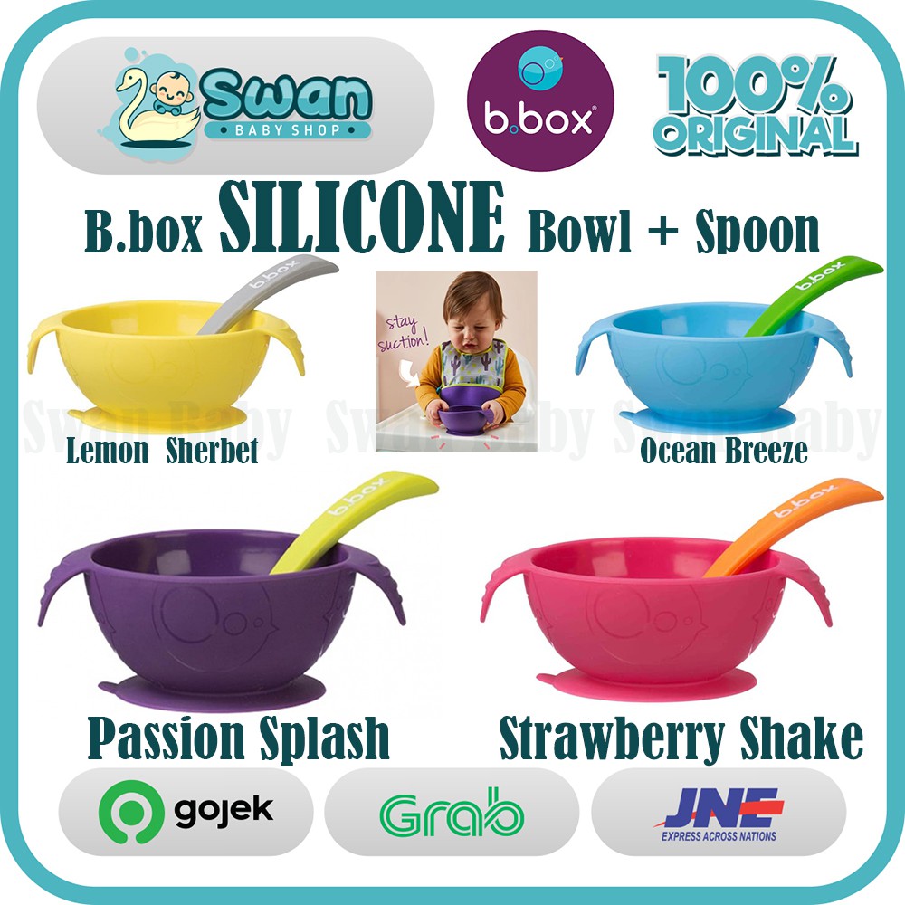 BBox B Box Silicone Bowl &amp; Spoon Semua Varian Warna / All Color