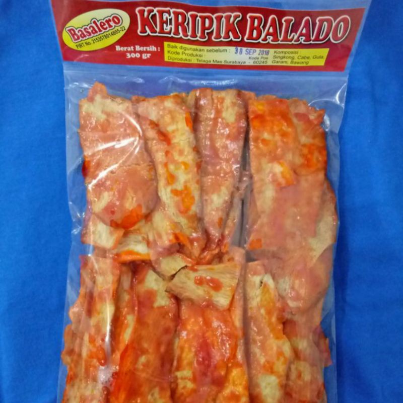 

keripik singkong balado basalero