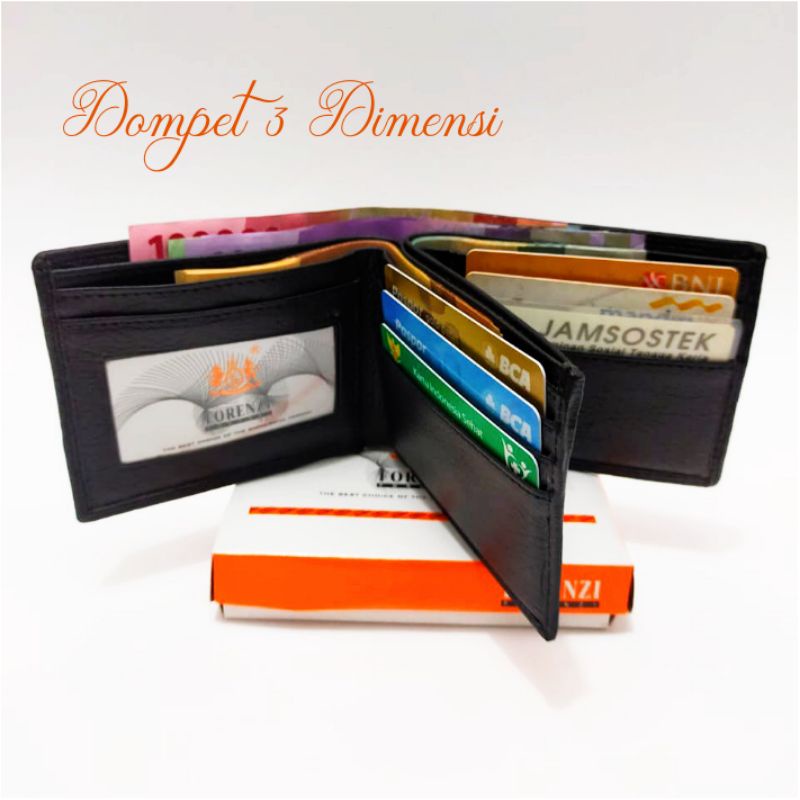 Dompet Pria Best Quality Forenzi FRZ [0-16] Type 3 Dimensi Free Box Termurah Sekaligus Terlaris