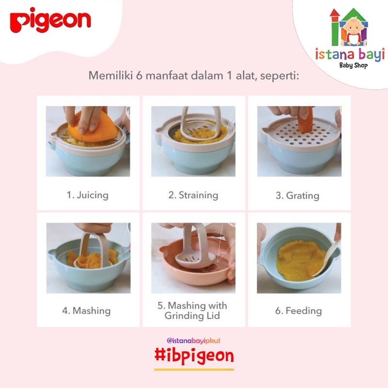 Pigeon Home Baby Food Maker - Peralatan MPASI bayi