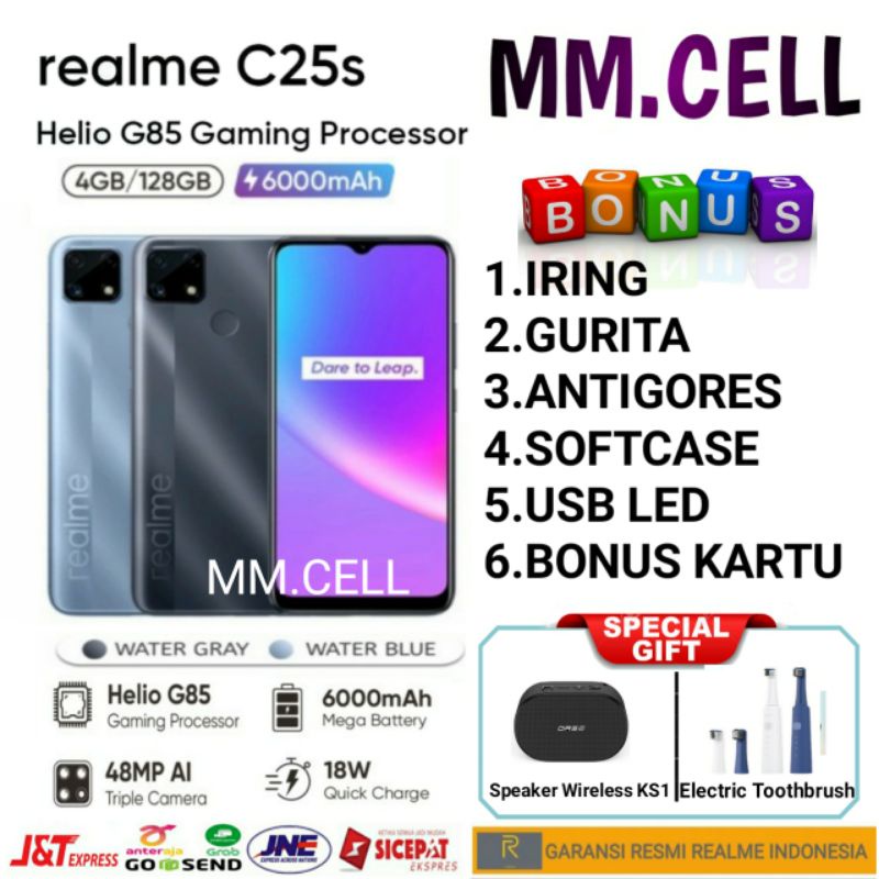REALME C25S C25 S RAM 4/128 GB GARANSI RESMI REALME