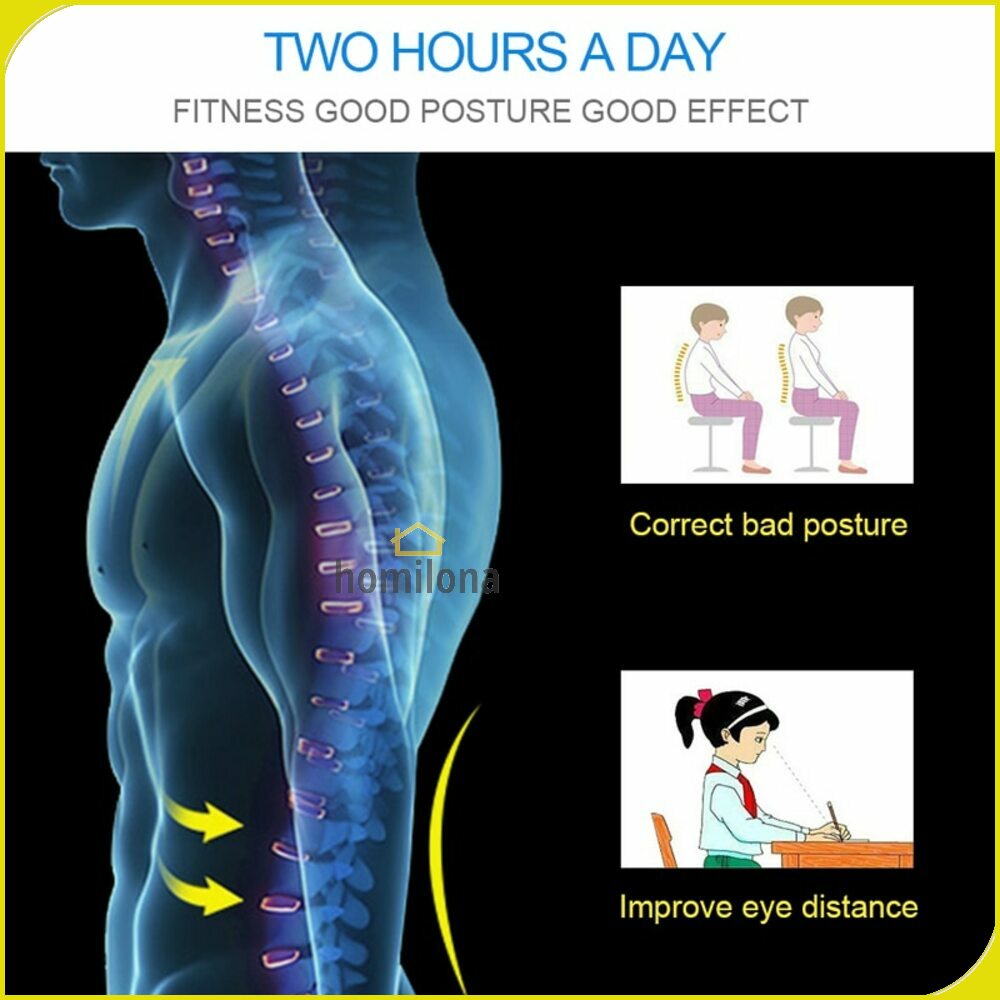 Belt Terapi Koreksi Postur Punggung Size S M L - YOSYO Y11002 - Black