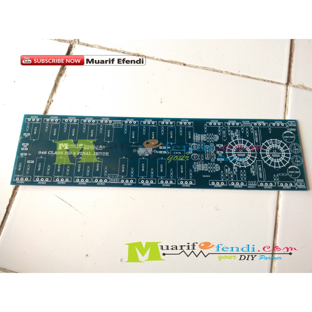 PCB STEPPER CLASS HD BIPOLAR PLUS 9 FINAL 4 STEPPER TRANSISTOR 046 JERUK